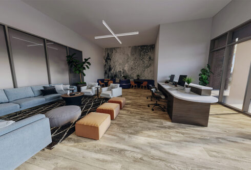 Apartment lobby