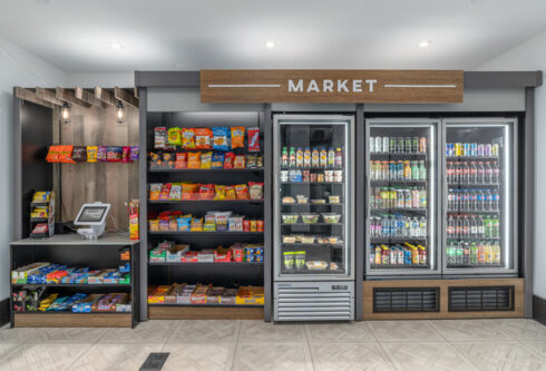 Mini market at The Dean Reno.
