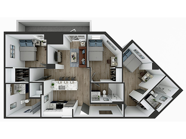 C1 Floor plan layout