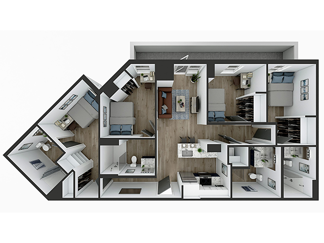 D2 Floor plan layout