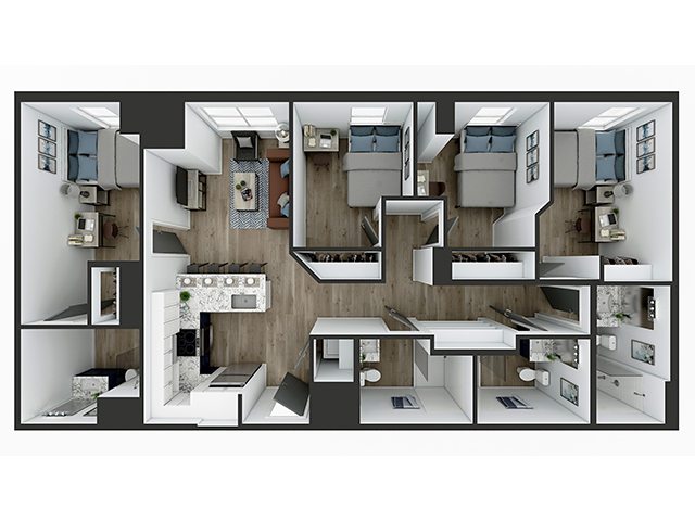 D3 Floor plan layout