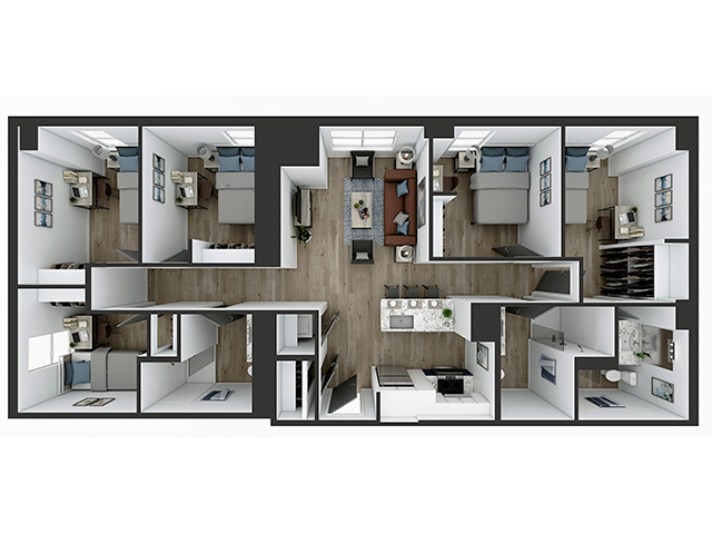 E3 Floor plan layout