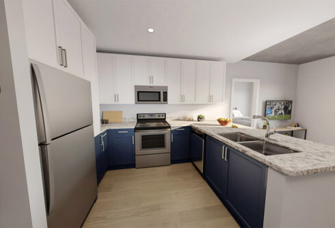 Apartment kitchen