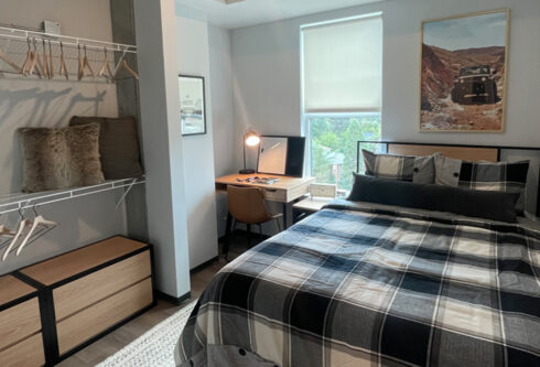 Furnished bedroom