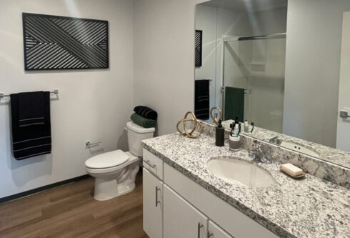 Apartment bathroom