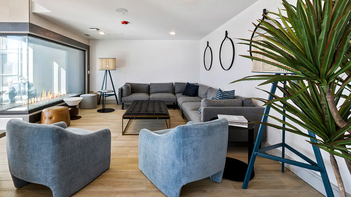 furnished living space