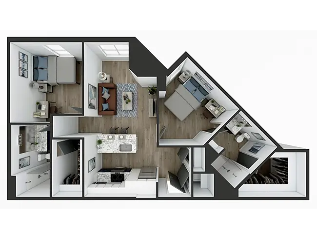 B2 floor plan