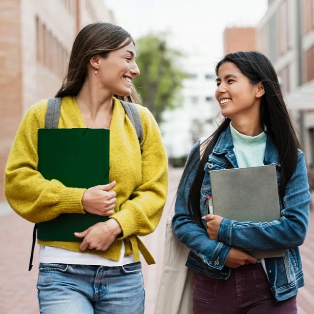 two young college students